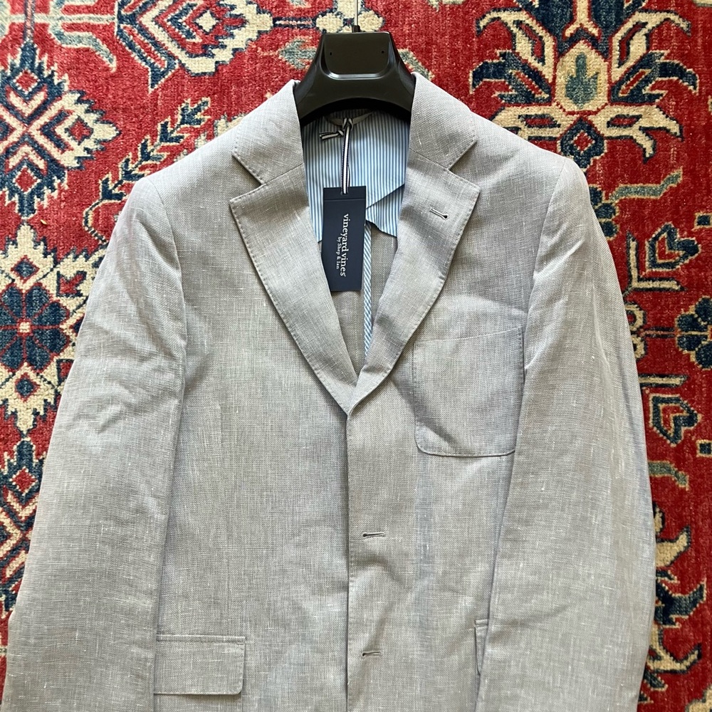 Vineyard Vines linen blazer size 38 NWT
